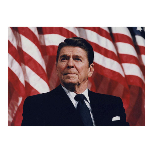 - 1000 Piece Multicolor Jigsaw Puzzle - President Ronald Reagan Speaking in Minneapolis