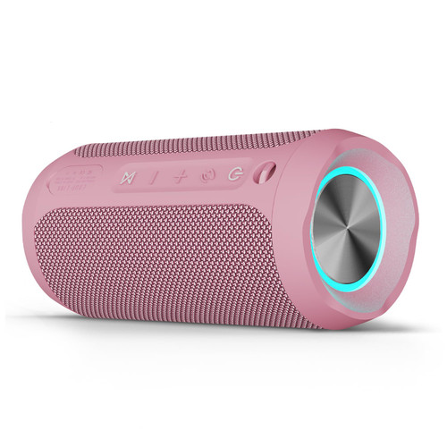 Bluetooth Speakers - Waterproof Portable Speaker, Wireless Outdoor Speaker - 20W, Loud Stereo Sound, 20H Playtime, TWS Paring, TF Slot, RGB Lights, IPX7 for Beach, Pool, Shower (M6, Pink) Bluetooth Speakers - Waterproof Portable Speaker, Wireless Outdoor Speaker - 20W, Loud Stereo Sound, 20H Playtime, TWS Paring, TF Slot, RGB Lights, IPX7 for Beach, Pool, Shower (M6, Pink)