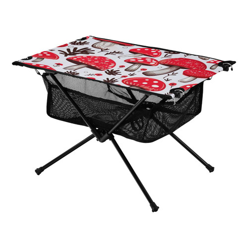Leave Mushroom Folding Camping Table Portable Beach Table with Carry Bag Small Foldable Table for Camping Picnic BBQ Backpacking Beach