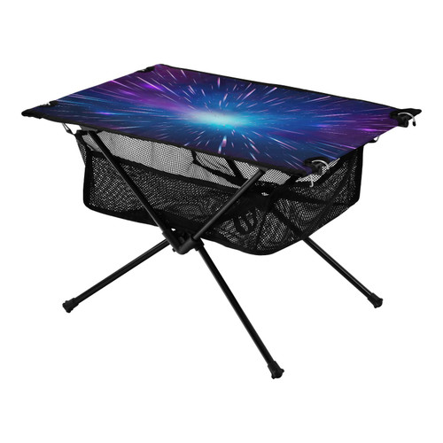 Galaxy Colorful Folding Camping Table Portable Beach Table with Carry Bag Small Foldable Table for Camping Picnic BBQ Backpacking Beach