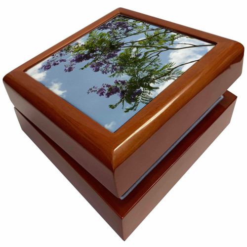 Blue Behind Violet, Jewelry Box jb-8594-1