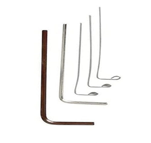 Tubular Tool Stainless Steel Adjustable-pick for Sevenpins Allen Wrench