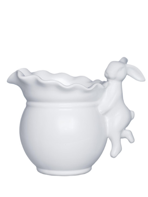 Vase Planter Dancing Rabbit. Easter vase, Bunny Plates, Ceramic Bunny, Ceramic Bunnies, Easter Decorations, Easter Decor, Bunny Statues, vase Rabbit Flower, Rabbit Statue Bunny Platter Bunny Planter