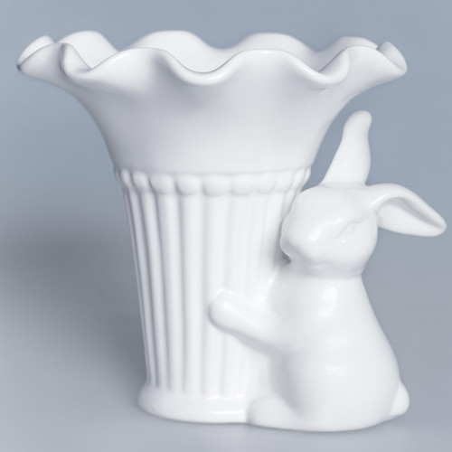 Vase Rabbit Cutie Easter vase, Bunny Plates, Ceramic Bunny, Ceramic Bunnies, Bunny vase, Easter Decorations, Easter Decor, Bunny Statues, vase Rabbit Flower, Rabbit Statue, Bunny vase, Bunny Platter