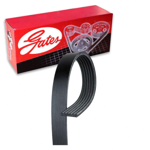 Gates Micro-V Serpentine Belt compatible with Nissan Rogue 2.5L L4 2014-2018