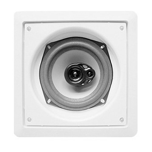 Acoustic Audio CS-I53S 250 Watt in Wall/Ceiling 3-Way Speaker Home Theater, White