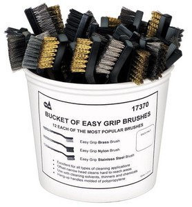 S & G Tool Aid Bucket of Easy Grip Brushes