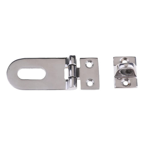 Door Lock,gate Latch, Stainless Steel Safety Padlock Hasp Door Clasp Gate Lock Latch for Marine Boat Cabinet, Drawer, Drawer - Sliver