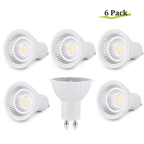 GU10 LED Bulb Dimmable,5W(50W Halogen Bulbs Equivalent),GU10 Base Flood Light Bulbs Indoor,3000K Soft White,500 Lumens,60 Degree Angle,120V Floodlights - for Recessed Ceiling Track Lighting(6 Pack) GU10 LED Bulb Dimmable,5W(50W Halogen Bulbs Equivalent),GU10 Base Flood Light Bulbs Indoor,3000K Soft White,500 Lumens,60 Degree Angle,120V Floodlights - for Recessed Ceiling Track Lighting(6 Pack)