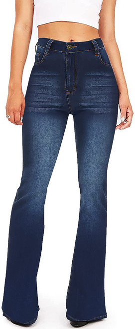 Flare Jeans for Women Womens Bootcut Bell Bottom Jeans High Waisted Stretch Slimming Bell Bottoms Jeans
