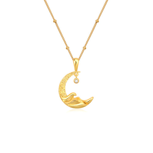 Crescent Moon Necklaces for Women, 18K Gold Plated Crescent Moon Pendant Necklaces for Women, Unique Elegant Minimalist Dainty Jewelry Gifts Crescent Moon Necklaces for Women, 18K Gold Plated Crescent Moon Pendant Necklaces for Women, Unique Elegant Minimalist Dainty Jewelry Gifts