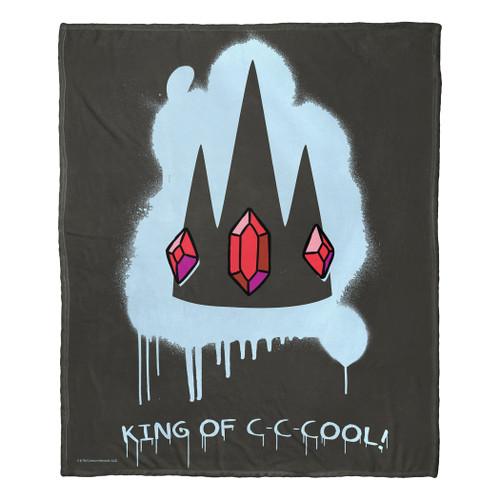 Adventure Time Silk Touch Throw Blanket, 50" x 60", King of Cool