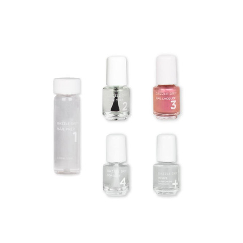 Mini Kit 4 Step System - Rose Princess - A light dusty rose shimmer. Full coverage simmer. (5 Piece Kit)