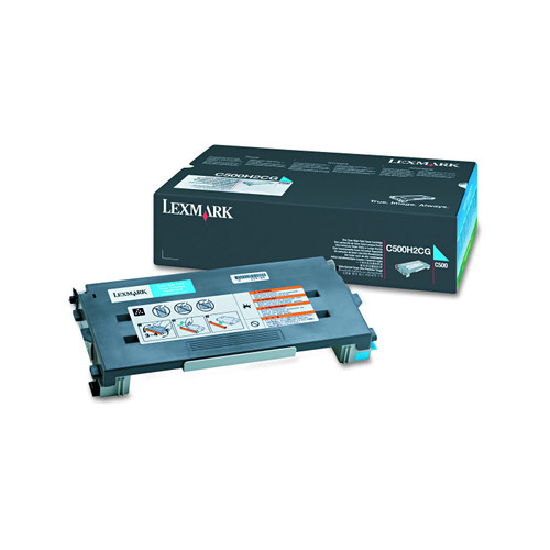 C500H2CG Toner, 3000 Page-Yield, Cyan