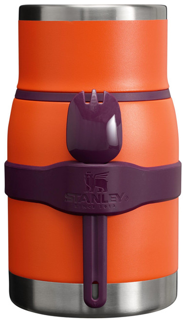Adventure To-Go Food Jar + Spork 24 OZ Tigerlily Plum