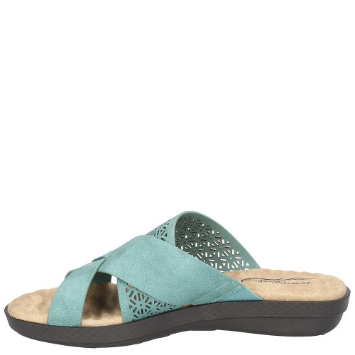Women's COHO Slide Sandal, Turquoise, 7