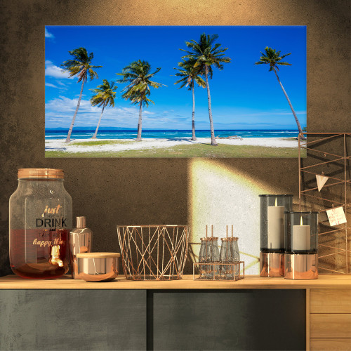 PT10845-32-16 Bright and Clear Tropical Beach-Extra Large Seascape Art Canvas-32X16, 32x16 PT10845-32-16 Bright and Clear Tropical Beach-Extra Large Seascape Art Canvas-32X16, 32x16