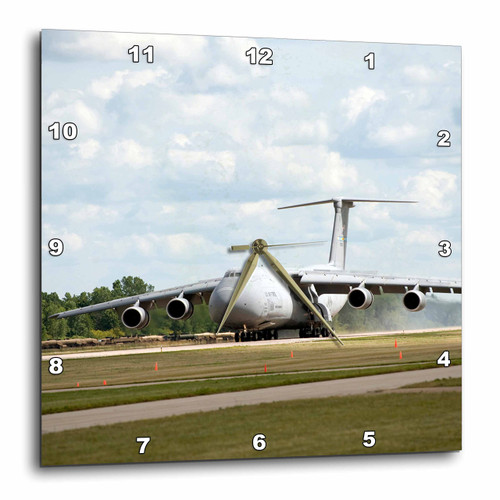 DPP_97139_1 Air Force, C-5A Galaxy, Cargo Aircraft, Aviation-US50 BFR0069-Bernard Friel-Wall Clock, 10 by 10-Inch