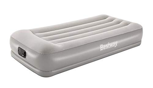 Bestway TriTech Twin Airbed 15" Inflatable Blow Up Air Mattress with Built-in AC Pump Elevated Comfort