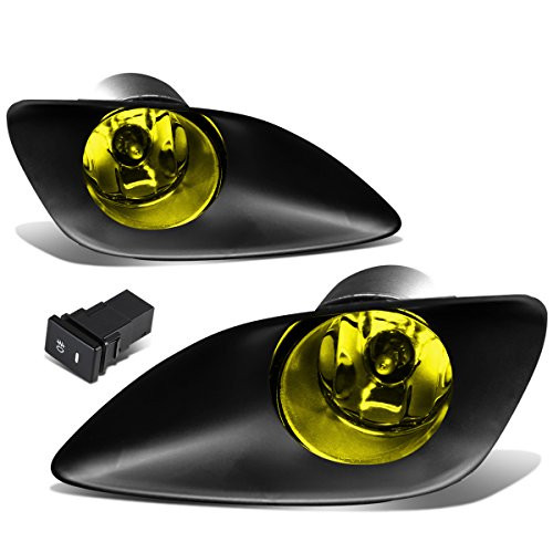 DNA Motoring FL-ZTL-200-AM Fog Light w/Switch [for 06-11 Yaris 4Dr Sedan]