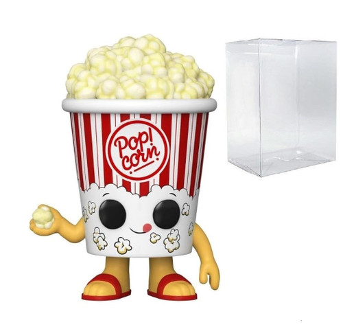 Foodies - Movie Popcorn Bucket Funko Vinyl Figure (Bundled with Compatible Box Protector Case), Multicolor, 3.75 inches