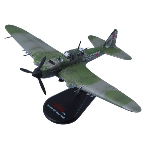 Ilyushin IL-2 Attack Metal Aircraft Model 1/72 Military Airplane Models Diecast Plane A