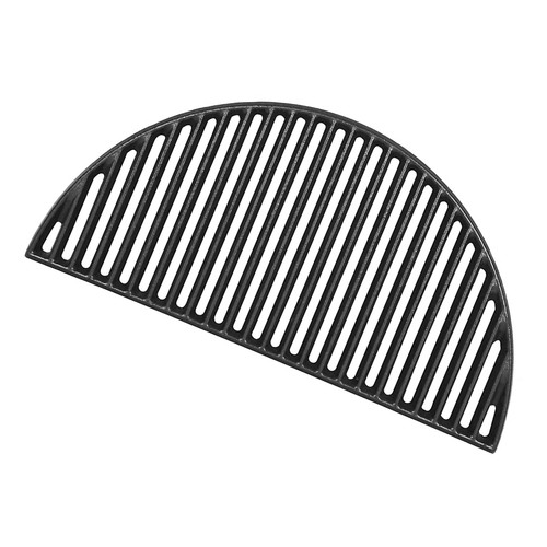 18 Inch Reversible Half Moon Cast Iron Grate for Kamado Joe Classic Joe KJ23RHC KJ23NRHCI KJ23RH, 18" Large Big Green Egg Grill Grids