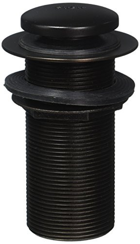 Jaclo 531-100-ORB Toe Control Drain Strainer with Single Hole Faceplate, 4", Oil Rubbed Bronze