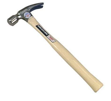 105-10 20-oz Smooth Face "999" Framing Professional Rip Hammer with 16" Straight Hickory Handle (999L)