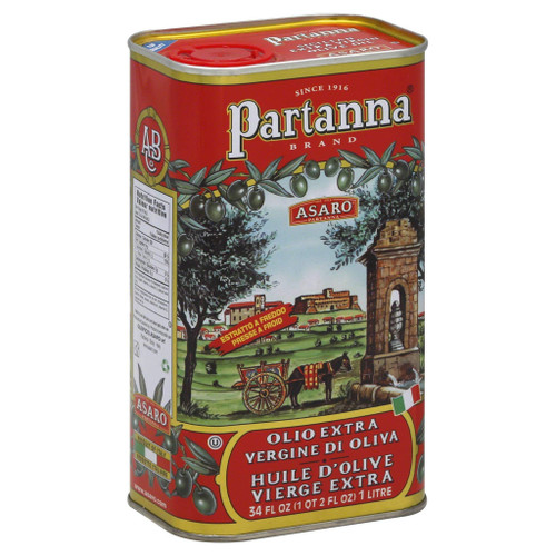 Partanna Extra Virgin Olive Oil, 1L Tin Partanna Extra Virgin Olive Oil, 1L Tin