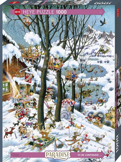 Heye in Winter 1000 Teile Puzzle, Silver