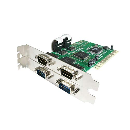StarTech.com 4 Port PCI RS232 Serial Adapter Card with 16550 UART (PCI4S550N)
