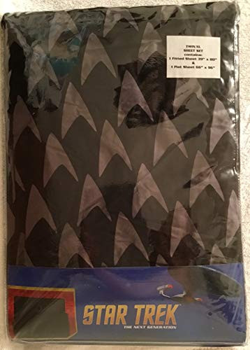 Robe Factory Star Trek Twin XL Sheet Set Black