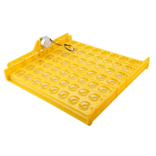Eggs Incubator Turning Tray Tool, 56 Eggs Turner Tray with Automatic Turning Motor for Chicken Duck Bird Quail(110V Motor)