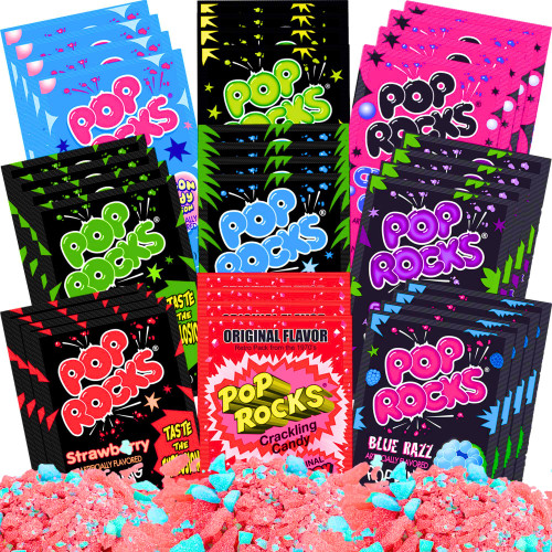 Pop Rocks Candy - 9 Flavors Pop Rocks Bulk Variety Pack by - (36 Units, 4 of Each Flavor) Pop Rocks Candy - 9 Flavors Pop Rocks Bulk Variety Pack by - (36 Units, 4 of Each Flavor)