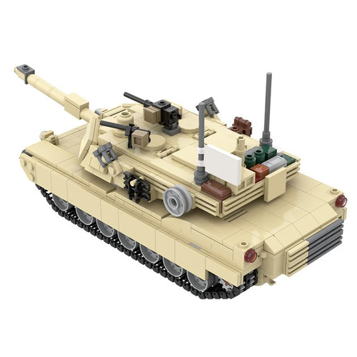M1A2 Tank Model Building Blocks(972PCS),Army Tank Model Building Kit,WW2 Army Tank Model Toy