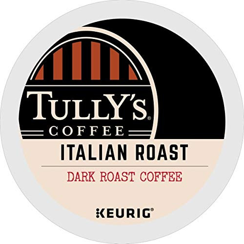 Tully's Coffee, Italian Roast, Single-Serve Keurig K-Cup Pods, Dark Roast Coffee, 72 Count (3 Boxes of 24 Pods) Tully's Coffee, Italian Roast, Single-Serve Keurig K-Cup Pods, Dark Roast Coffee, 72 Count (3 Boxes of 24 Pods)