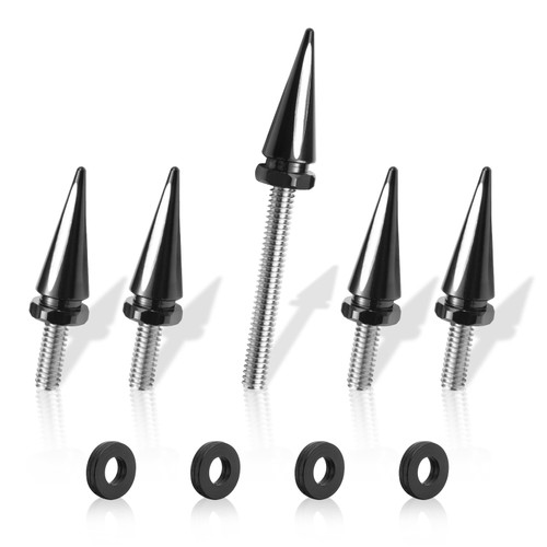 5PCS Motorcycle Windshield Screws Batwing Windscreen Trim Screw Fairing Spike Bolts Fit for Harley Touring Electra Glide, Street Glide, Ultra Limited and Tri Glide Models 1996-2024