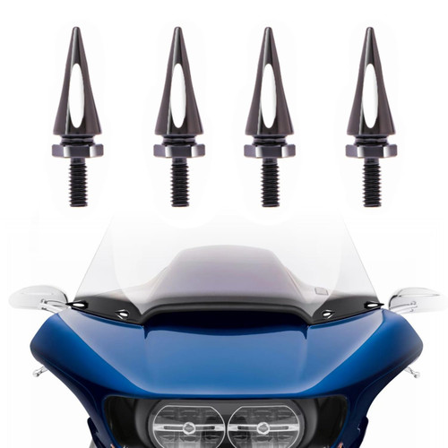 Street Glide Windshield Bolts Motorcycle Fairing Bolts Windshield Spike Bolts Windscreen Screws Fit for Harley Street Glide,Road Glide (Road Glide 2015-2023)