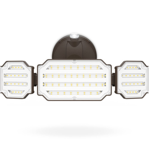 4500LM LED Flood Light Outdoor Dusk to Dawn, 45W Security Lights Outdoor with 3 Adjustable Heads, IP65 Waterproof, 5000K, Photocell Flood Light Fixture for Garage, Patio, Yard 4500LM LED Flood Light Outdoor Dusk to Dawn, 45W Security Lights Outdoor with 3 Adjustable Heads, IP65 Waterproof, 5000K, Photocell Flood Light Fixture for Garage, Patio, Yard