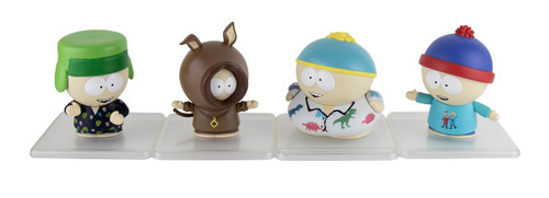 Super Impulse South Park 3.75 Inch Figures Bundle Set of 4 - Stan - Cartman - Kyle - Kenny