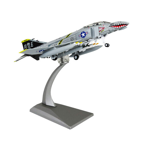 1/100 Scale F-4C Phantom?Attack Plane Metal Fighter Military Model Fairchild Republic Diecast Plane Model for Commemorate Collection or Gift