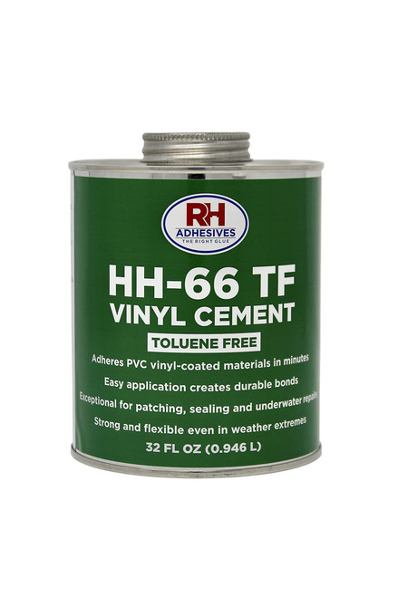 HH-66 Toluene Free Vinyl Cement, 32 oz. can -