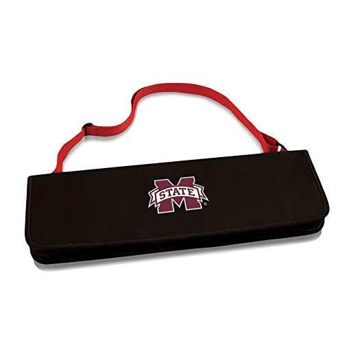 NCAA Mississippi State Bulldogs Metro 3-Piece BBQ Tool Set in Carry Case