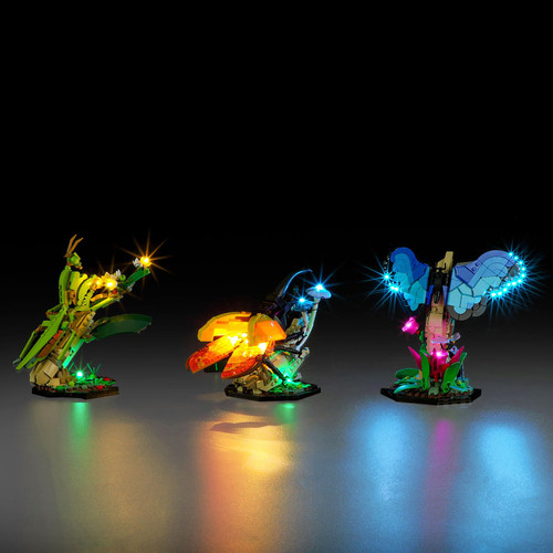 LED Light Kit for Lego 21342 The Insect Collection, Compatible with Lego 21342 Building Blocks Model(Not Include Blocks Set)