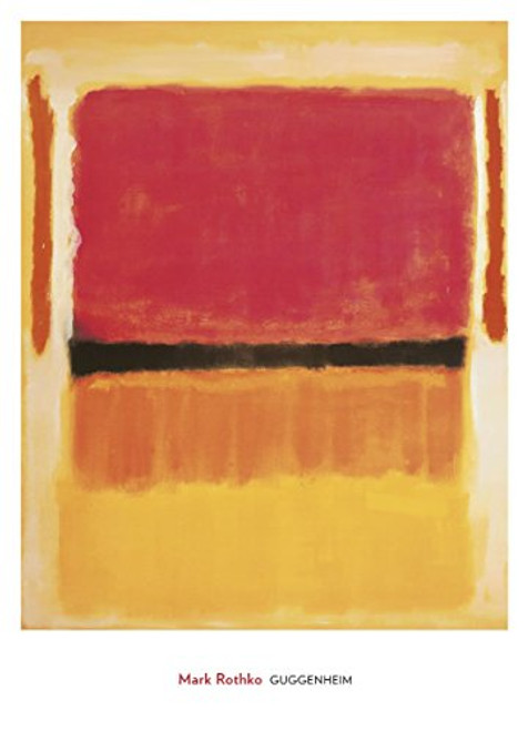 McGaw Graphics Untitled (Violet, Black, Orange, Yellow on White and Red), 1949 by Mark Rothko Painting Print