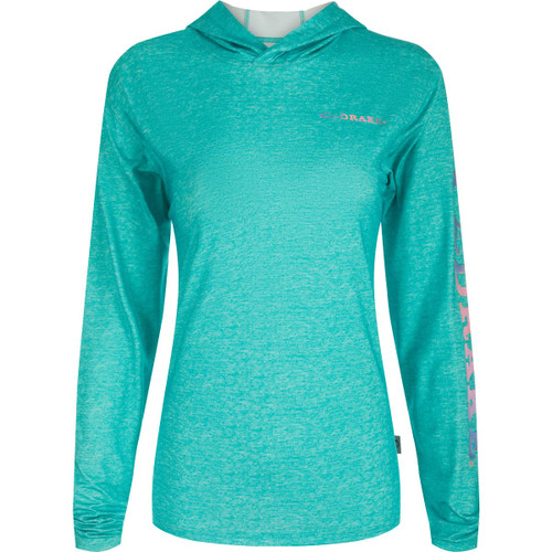 Women's Performance Hoodie Heather (as1, alpha, s, regular, regular, Ceramic Teal)