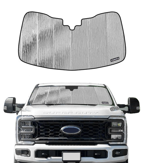 Windshield Sun Shade for 2023 2024 Ford F-250 F-350 Front Window Sunshade - AstraGuard Windshield Sun Shade for 2023 2024 Ford F-250 F-350 Front Window Sunshade - AstraGuard