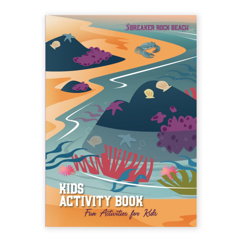 VBS 2024 Breaker Rock Beach Kids Activity Book (Pack of 12)