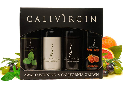 Olive Oil & Balsamic Vinegar Popular Gift Set - Modena Balsamic Vinegar & Extra Virgin Olive Oil Gift Set - Olive Oil Sampler Set + Modena Balsamic Vinegar - 4 Bottles, 100ml Each